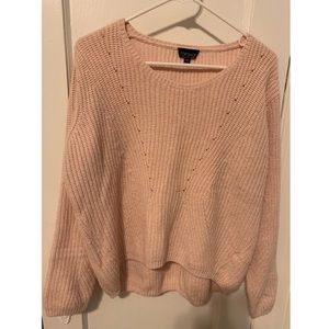Topshop pink soft cardigan